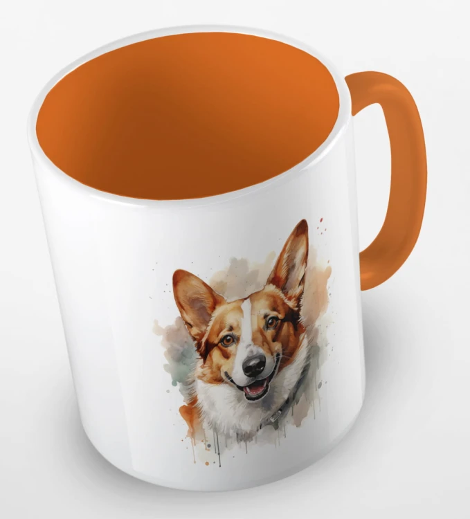 kolorowy kubek corgi - pomarańczowy.jpg