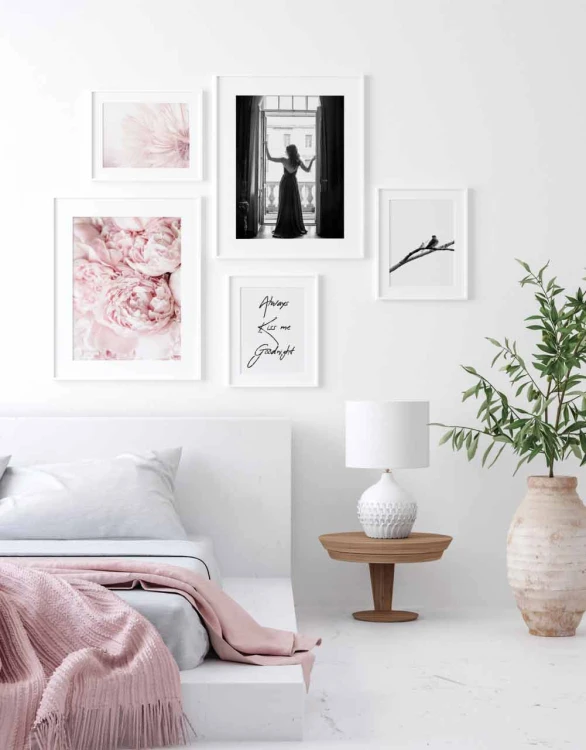 Plakat na ścianę Always kiss me goodnight - wizualizacja