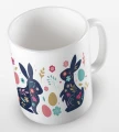 kolorowy kubek happy easter - biały.jpg