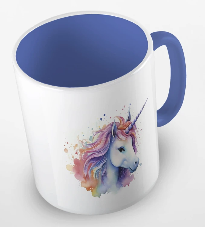 kolorowy kubek elegance unicorn - niebieski.jpg