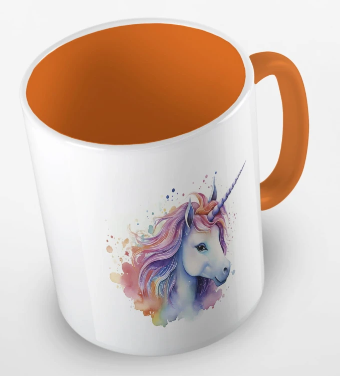 kolorowy kubek elegance unicorn - pomarańczowy.jpg