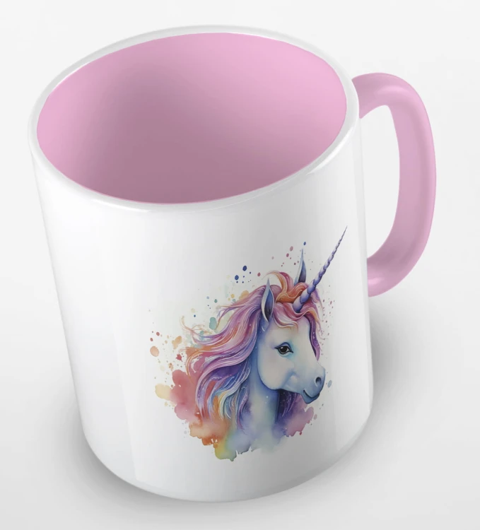 kolorowy kubek elegance unicorn - różowy.jpg