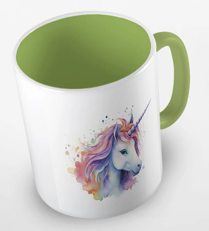 kolorowy kubek elegance unicorn - jasnozielony.jpg