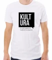 Biała męska koszulka kultura to coś więcej