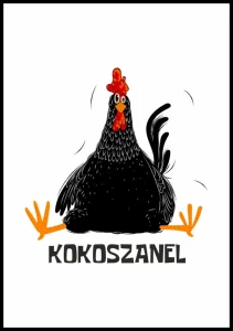 Plakat kokoszanel