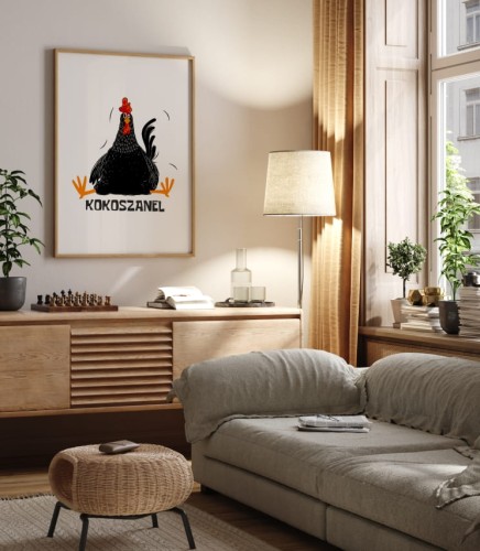 Plakat kokoszanel