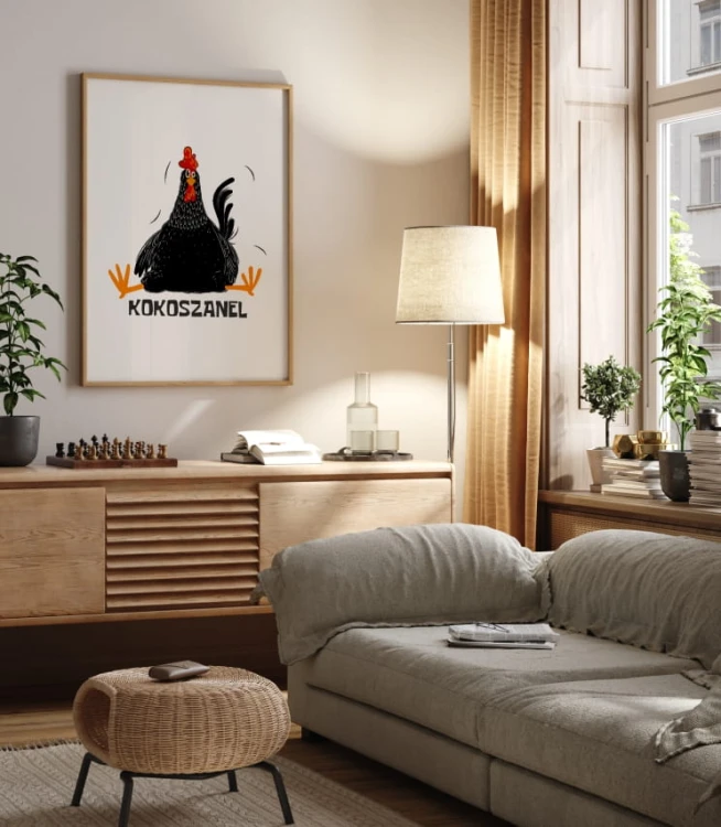 Plakat kokoszanel