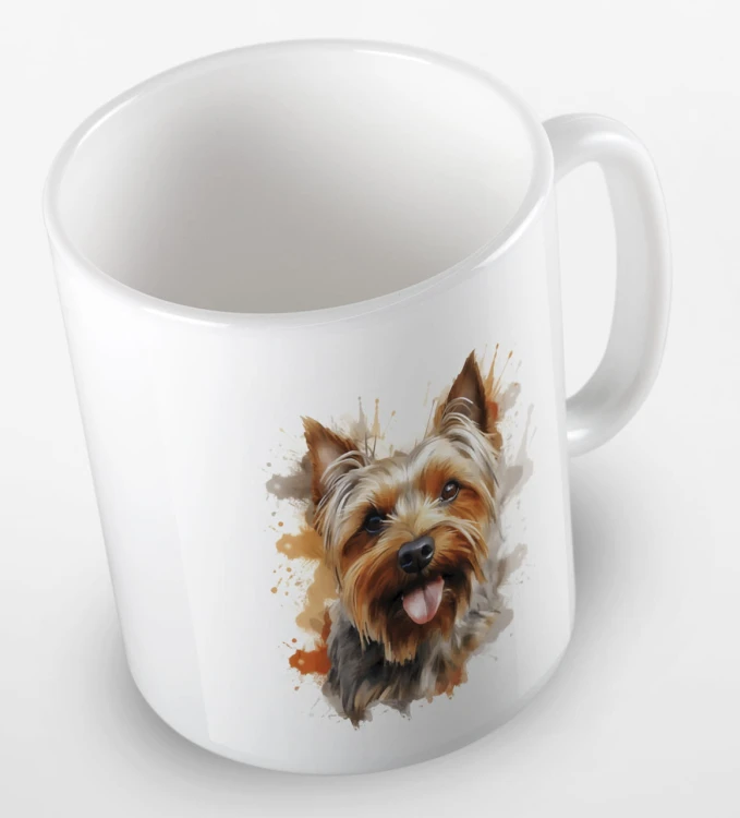 kolorowy kubek yorkshire terrier - biały.jpg