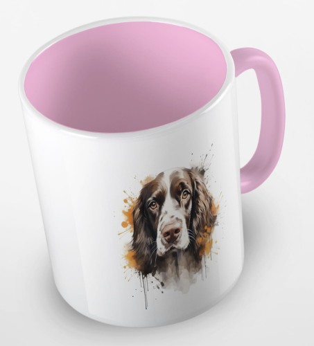 kolorowy kubek springer spaniel - różówy.jpg