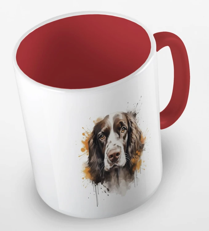 kolorowy kubek springer spaniel - czerwony.jpg