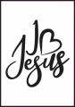 Plakat religijny I love Jesus.