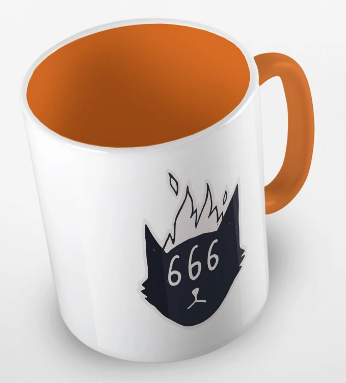 kolorowy kubek satanic cat 666 - pomarańczowy.jpg