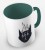 kolorowy kubek satanic cat 666 - ciemnozielony.jpg