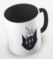 kolorowy kubek satanic cat 666 - czarny.jpg