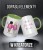 kolorowy kubek przyjaciele - big and  little sis pink - jasnozielony.jpg