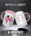 kolorowy kubek przyjaciele - big and  little sis pink - różowy.jpg