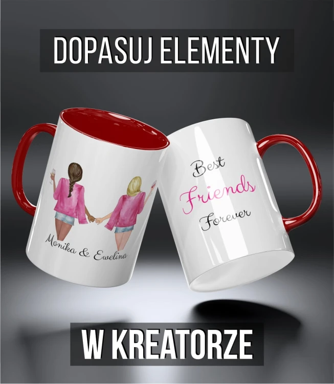 kolorowy kubek przyjaciele pink - bordowy.jpg