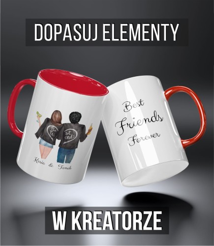 kolorowy kubek przyjaciele - on i ona - czerwony.jpg