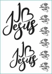 Tatuaże tymczasowe I love Jesus 