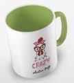 kolorowy kubek crazy chicken lady - jasnozielony.jpg