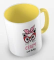 kolorowy kubek crazy cat lady - żółty.jpg