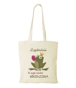 Torba bawełniana żajebistość cecha wrodzona ona
