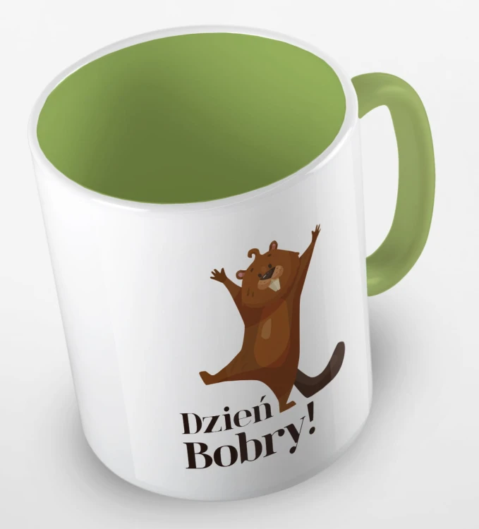 kolorowy kubek dzień bobry - jasnozielony.jpg