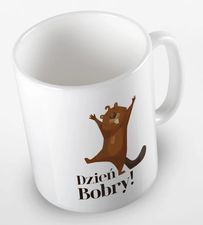 kolorowy kubek dzień bobry - biały.jpg