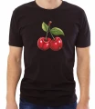 Czarna męska koszulka sweet cherry