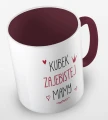 kolorowy kubek z hasłem - kubek zajebistej mamy - bordowy.jpg