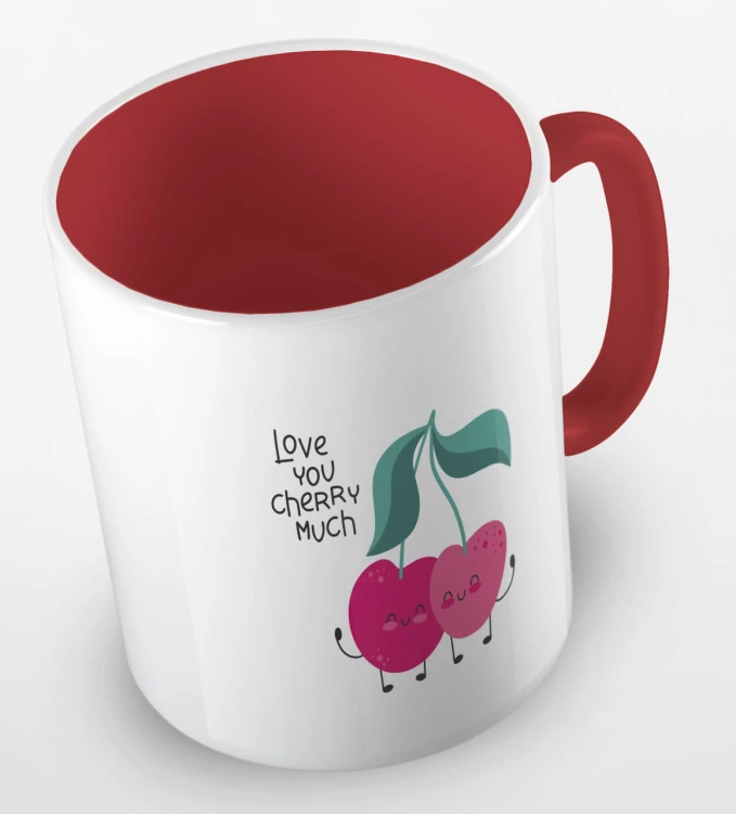 kolorowy kubek love you cherry much - czerwony.jpg