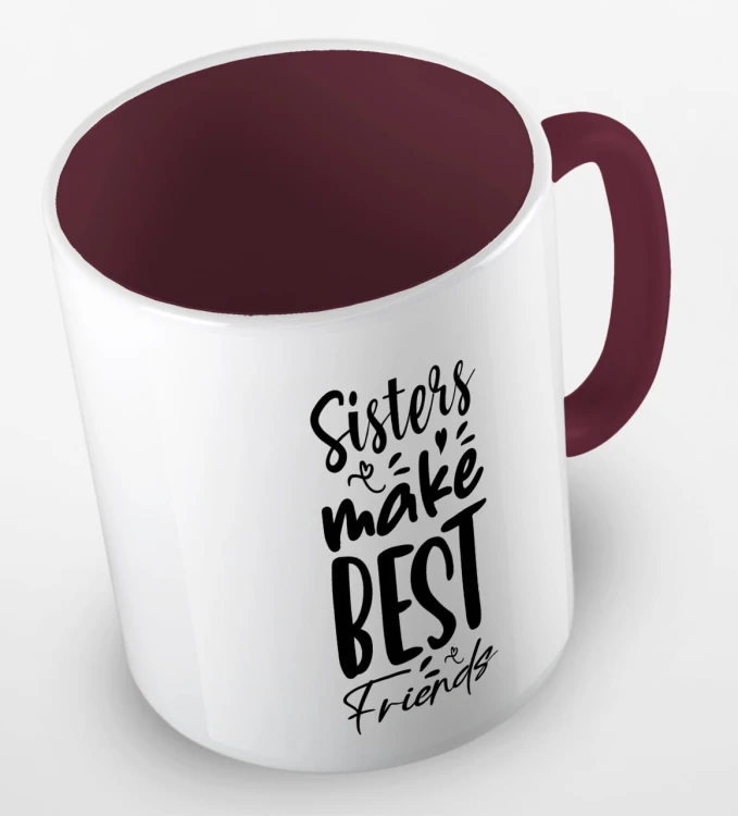 kolorowy kubek sisters make best friends - bordowy.jpg