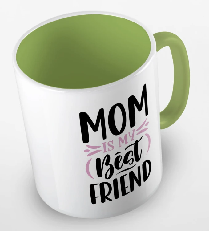 kolorowy kubek mom is my best friend - kolor jasnozielony.jpg