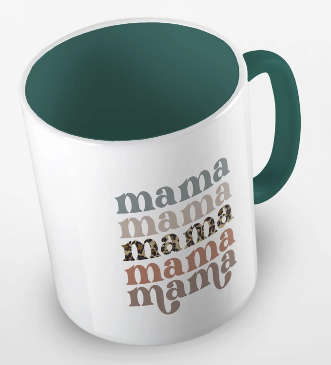 kubek z hasłem mama, mama, mama - kolor ciemnozielony.jpg
