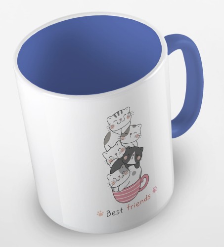 kolorowy kubek z kotami best friends - kolor niebieski.jpg