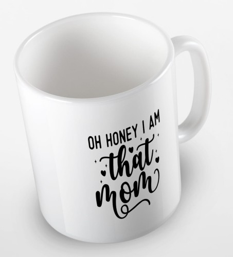 kolorowy kubek z hasłem oh honey i am that mom - kolor biały.jpg