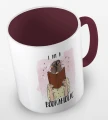 kolorowy kubek - I am a bookaholic - kolor bordowy.jpg