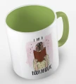 kolorowy kubek - I am a bookaholic - kolor jasnozielony.jpg