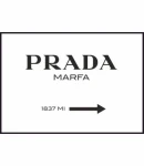Plakat Drogowskaz na Prada Marfa
