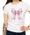 Biała damska koszulka pink ribbon