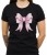 Czarna damska koszulka pink ribbon