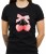 Czarna damska koszulka red coquette heart cherries