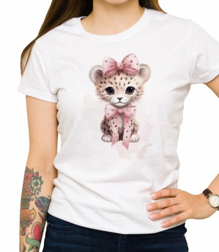Koszulka babygirl leopard
