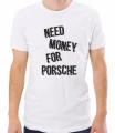Biała męska koszulka need money