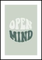 Plakat open mind