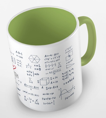 kolorowy kubek z wzorami matematycznymi - kolor jasnozielony.jpg