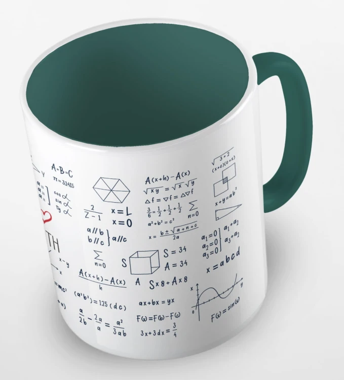 kolorowy kubek z wzorami matematycznymi - kolor ciemnozielony.jpg
