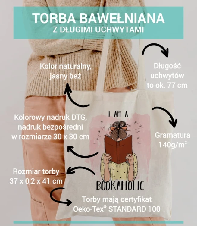 Torebka dla mola książkowego