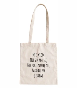 Torba bawełniana zarobiony jestem