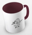 kolorowy kubek - never give up (nigdy się nie poddawaj) - kolor bordowy.jpg